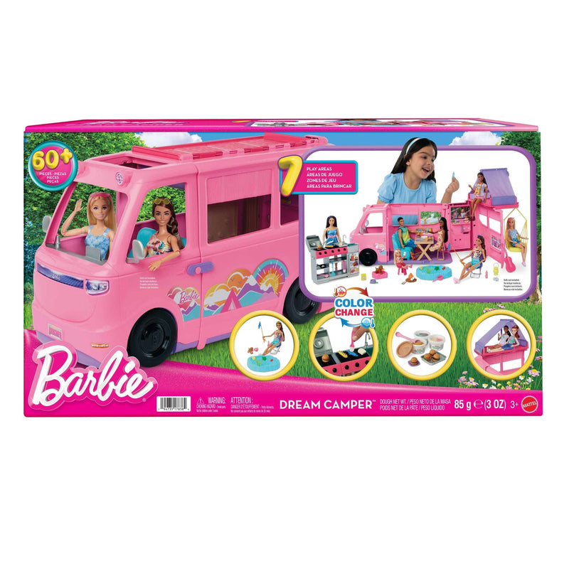 Barbie Dream Camper Toy Vehicle Playset with 60+ Accessories P8