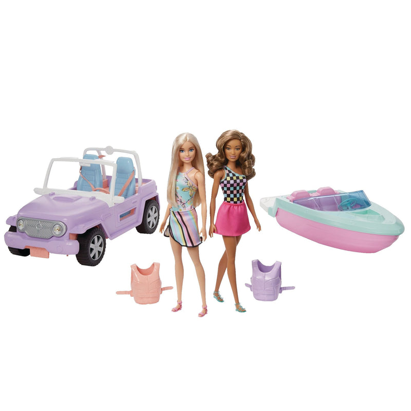 Barbie & Friend Vehicles Buildup Set, Ages 3 to 7 Q9