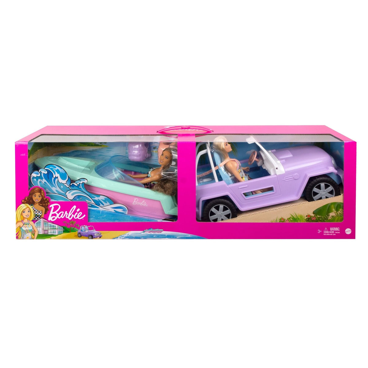 Barbie & Friend Vehicles Buildup Set, Ages 3 to 7