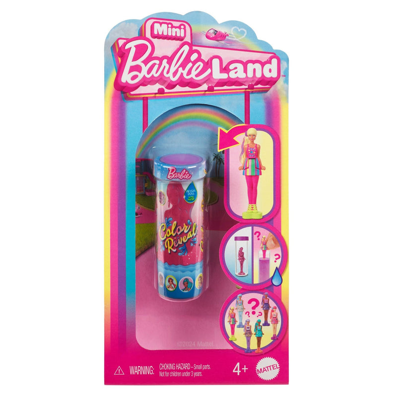 Barbie Mini BarbieLand Colour Reveal Doll with Surprise Water Reveal, Colour-Change Transformation Toy for Kids, Ages 4+, Assorted Y8