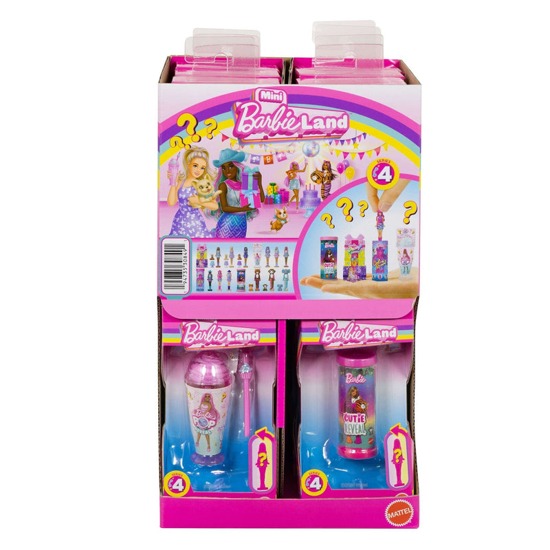 Barbie Mini BarbieLand Series 4 Cutie/Pop/Colour Reveal Dolls, Assorted Styles O6