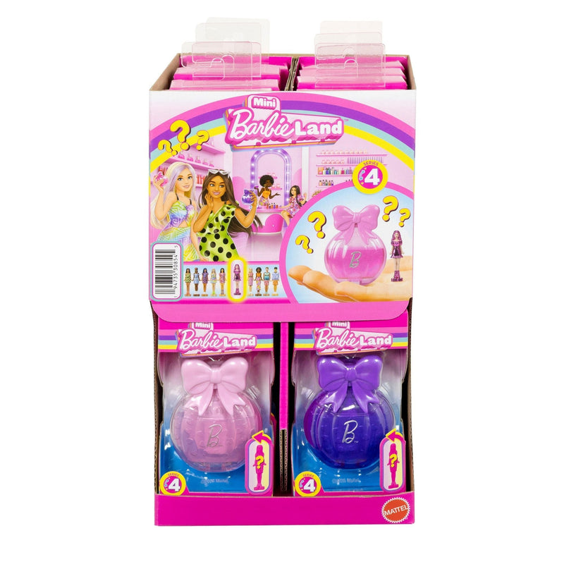 Barbie Mini BarbieLand Series 4 Fashionista Dolls with Surprise Blush Reveal, Assorted Styles O2