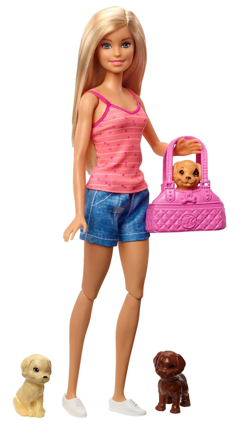Barbie Puppy Bath Time Doll Toy & Playset For Kids, Assorted, Ages 3+ K0