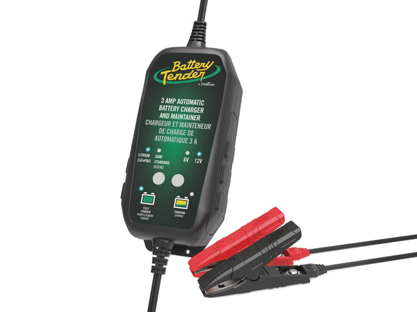 Battery Tender Smart Battery Charger/Maintainer, 3-Amp, 6V/12V R3