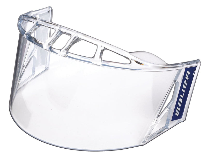 Bauer HLC Clear Half-Shield Senior Hockey Face Mask/Visor with Anti-Fog Film & High Impact Polycarbonate Shield U4