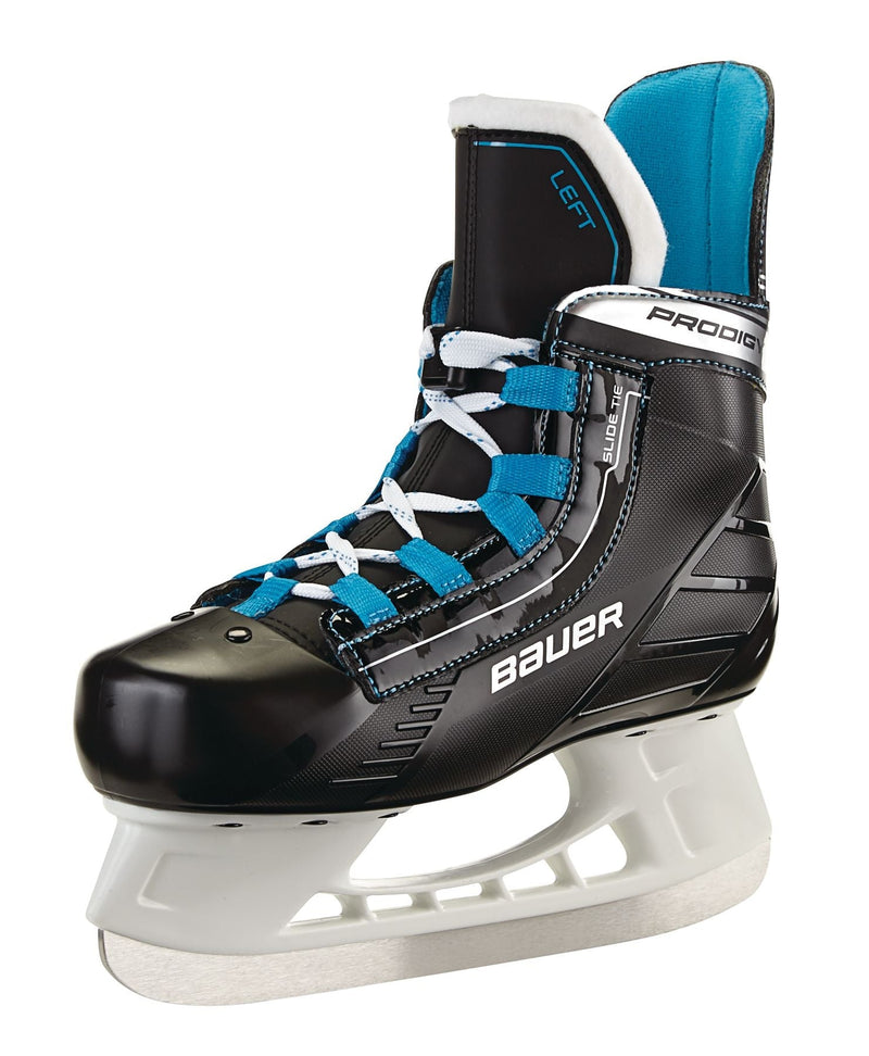 Bauer Prodigy Hockey Skates, Youth, Black/Blue C7