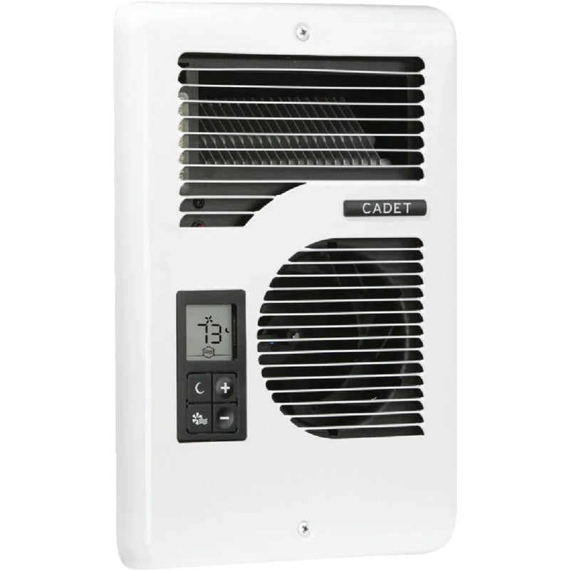 Cadet Energy Plus Wall Heater, Digital Thermostat, 240/208/120V, White S7