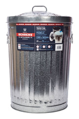 Behrens Galvanized Steel Circular Multi-Purpose Garbage Can, 75-L (19.8 US gal)