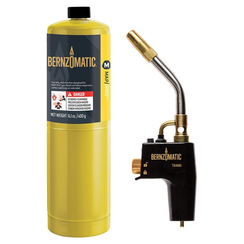 Bernzomatic TS4000 MAP-Pro High-Heat Propane Torch Kit, 400-g A4