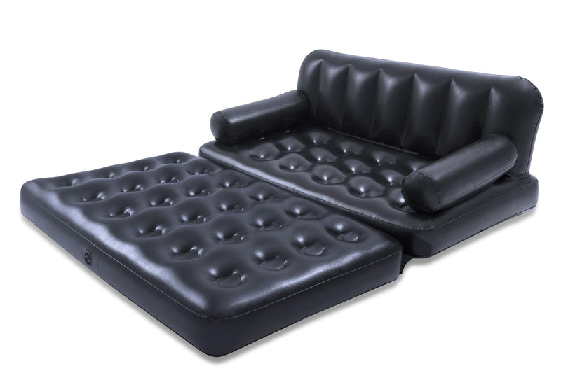 Bestway 5-in-1 Inflatable Multi-Functional Sofa Air Couch, Double, Navy V9