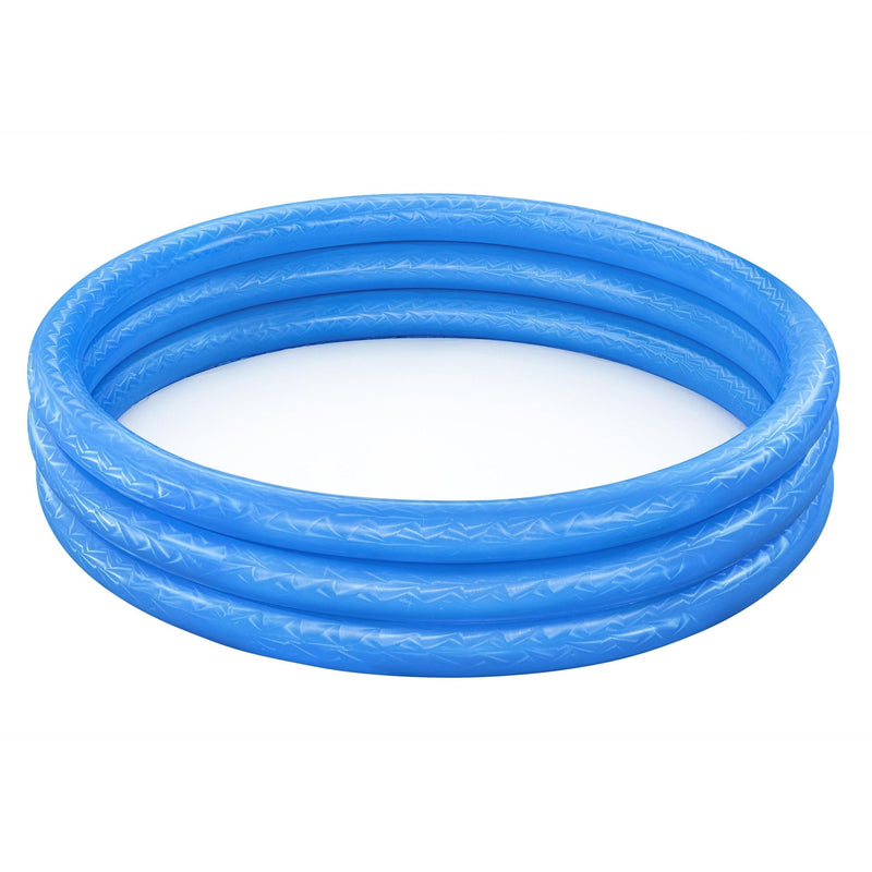 Bestway Inflatable 3-Ring Pool, 5-ft x 12-in, Assorted Colours E2