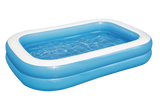 Bestway Rectangular Inflatable Family Wading Pool, 8.5-ft x 5.8-ft x 20-in