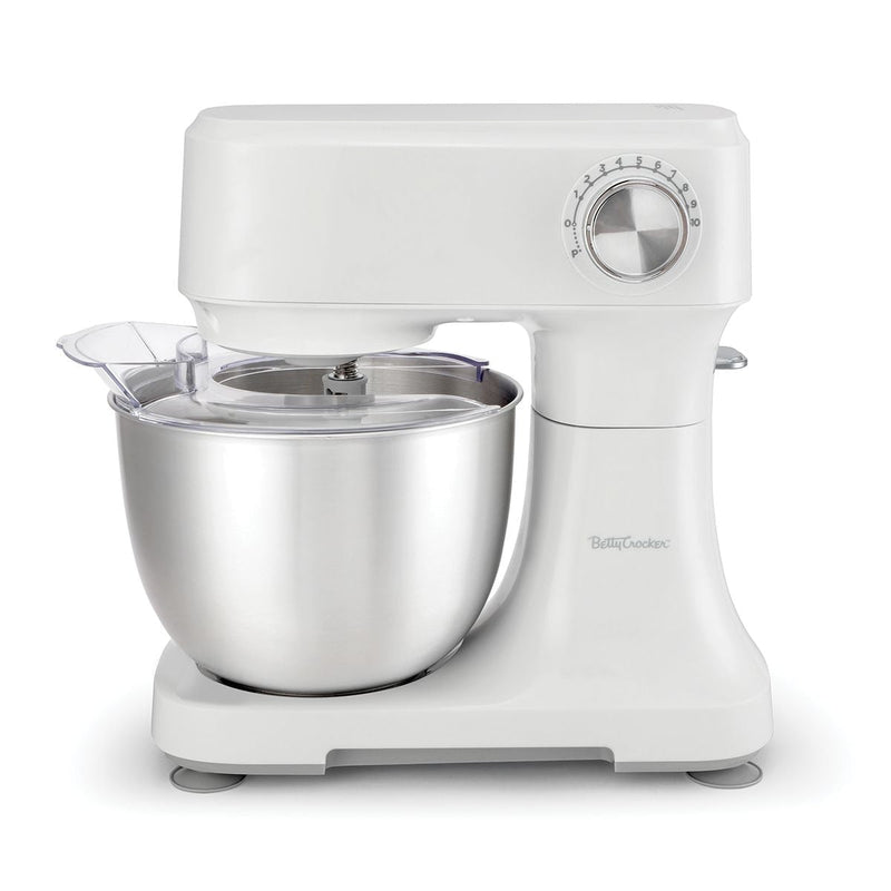Betty Crocker 300W 10-Speed Stand Mixer, White L6