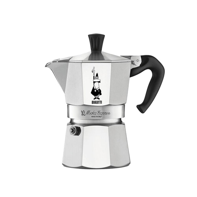 Bialetti Moka Pot with Ergonomic Anti-Scale Handle, 3-Cup V3