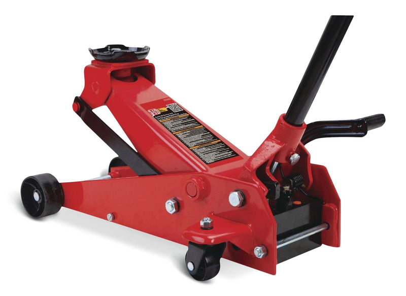 Big Red Heavy-Duty + Garage Floor Jack with Quick Start, 3.5-Ton I4