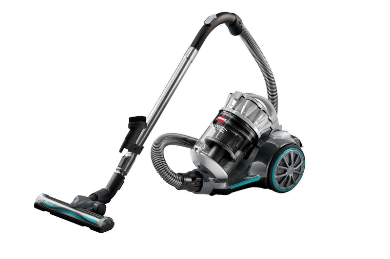 BISSELL CleanView Plus Multi-Cyclonic Lightweight Bagless Corded Canister Vacuum Cleaner, Silver I0