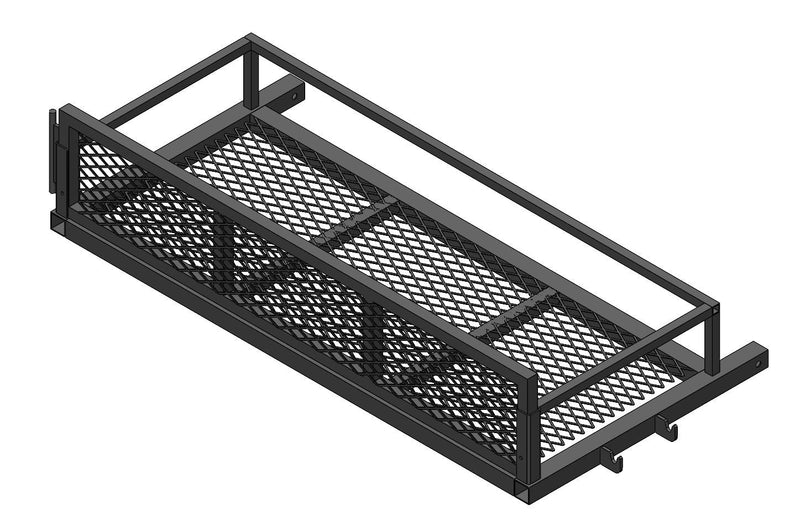 Black Bulldog Cargo Carrier add on to Mountain Lion Motorcycle Carrier B5