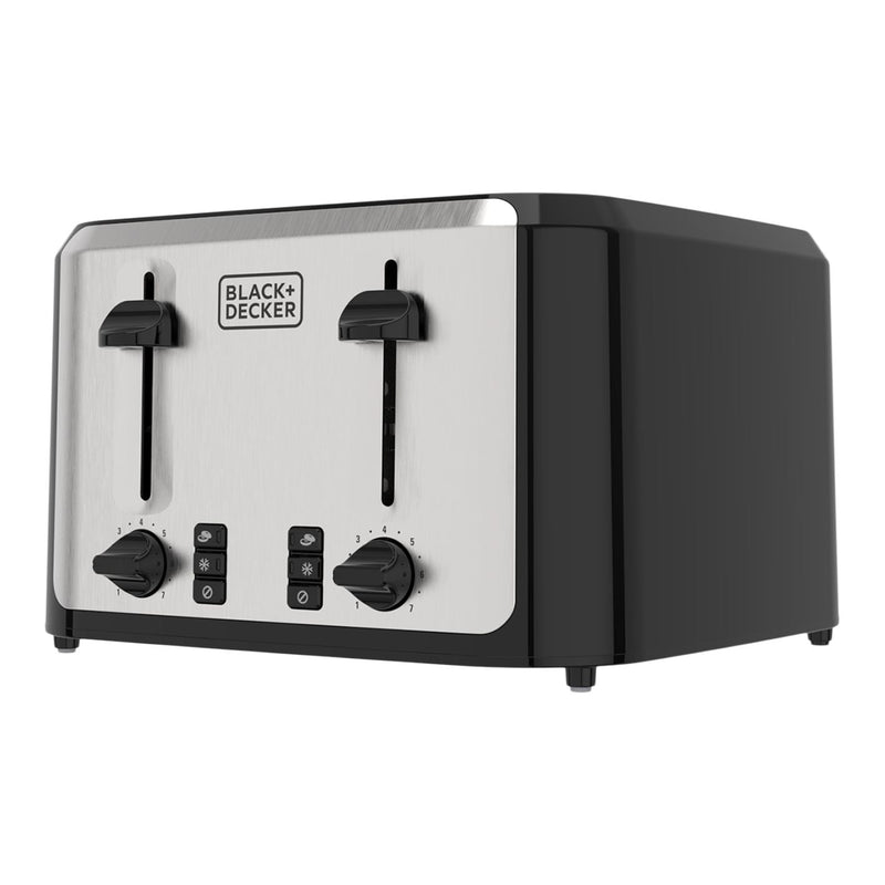 Black & Decker Extra Wide Slots Toaster with 7 Settings, 4-Slices R1