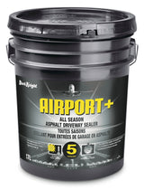 Black Knight Airport+ All-Season Driveway Asphalt Sealer, 250-400 sq. ft Coverage, 17-L