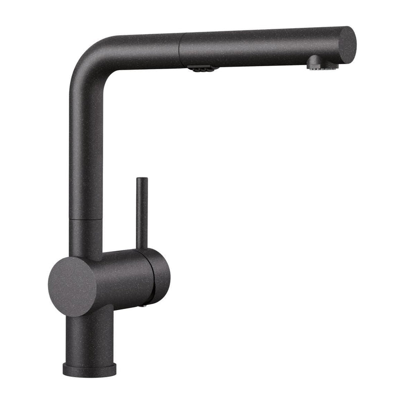 Blanco Linus Low Arc Pull-Out Dual-Spray Kitchen Faucet, Anthracite P3