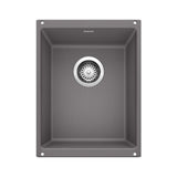 Blanco Precis SILGRANIT 13-in Undermount Bar Sink, Cinder