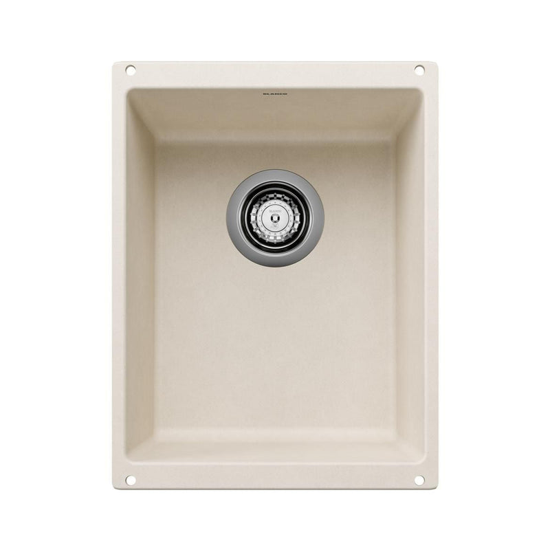 Blanco Precis SILGRANIT 13-in Undermount Bar Sink, Soft White V6