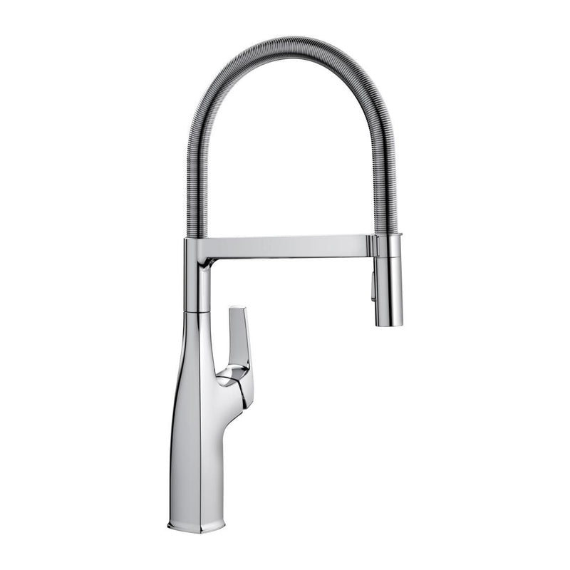 Blanco Rivana Semi-Pro Pull-Down Dual-Spray Kitchen Faucet, Chrome X0