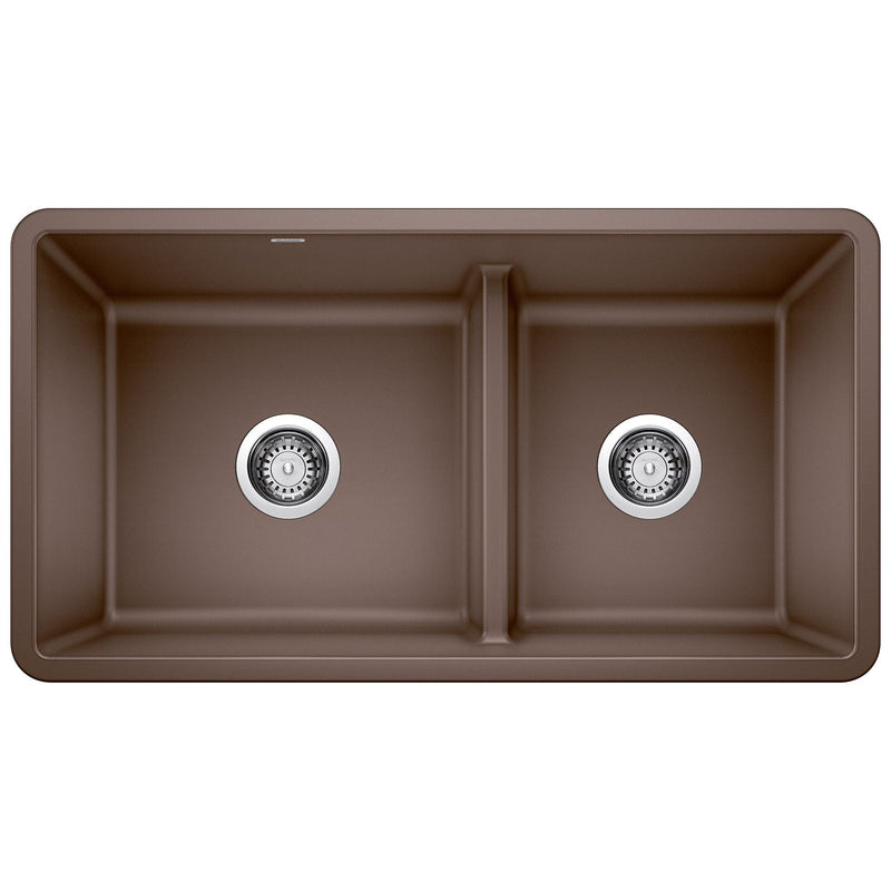 Blanco Undermount Kitchen Sink with Low Divide, PRECIS U, 33-in J7