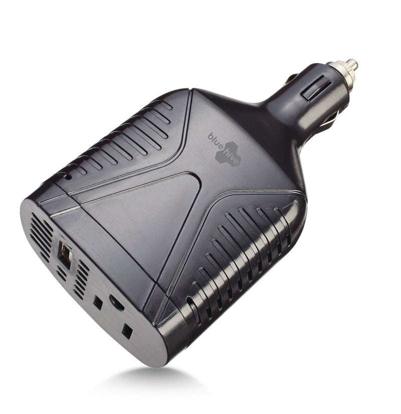 Bluehive 75W Car Power Inverter with USB Port O3