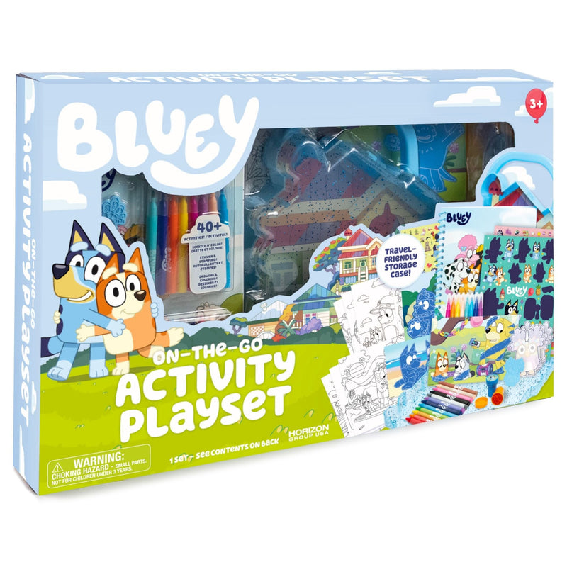 Bluey Ultimate On The Go Activity Playset for Ages 4+ V6