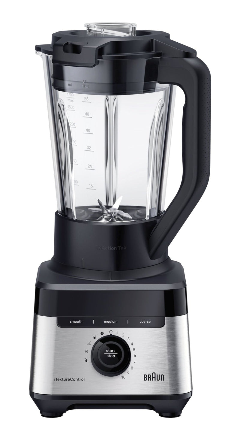 Braun 10-Speed Kitchen Jug Blender with 9 Settings & iTextureControl, 1200W, Black G6