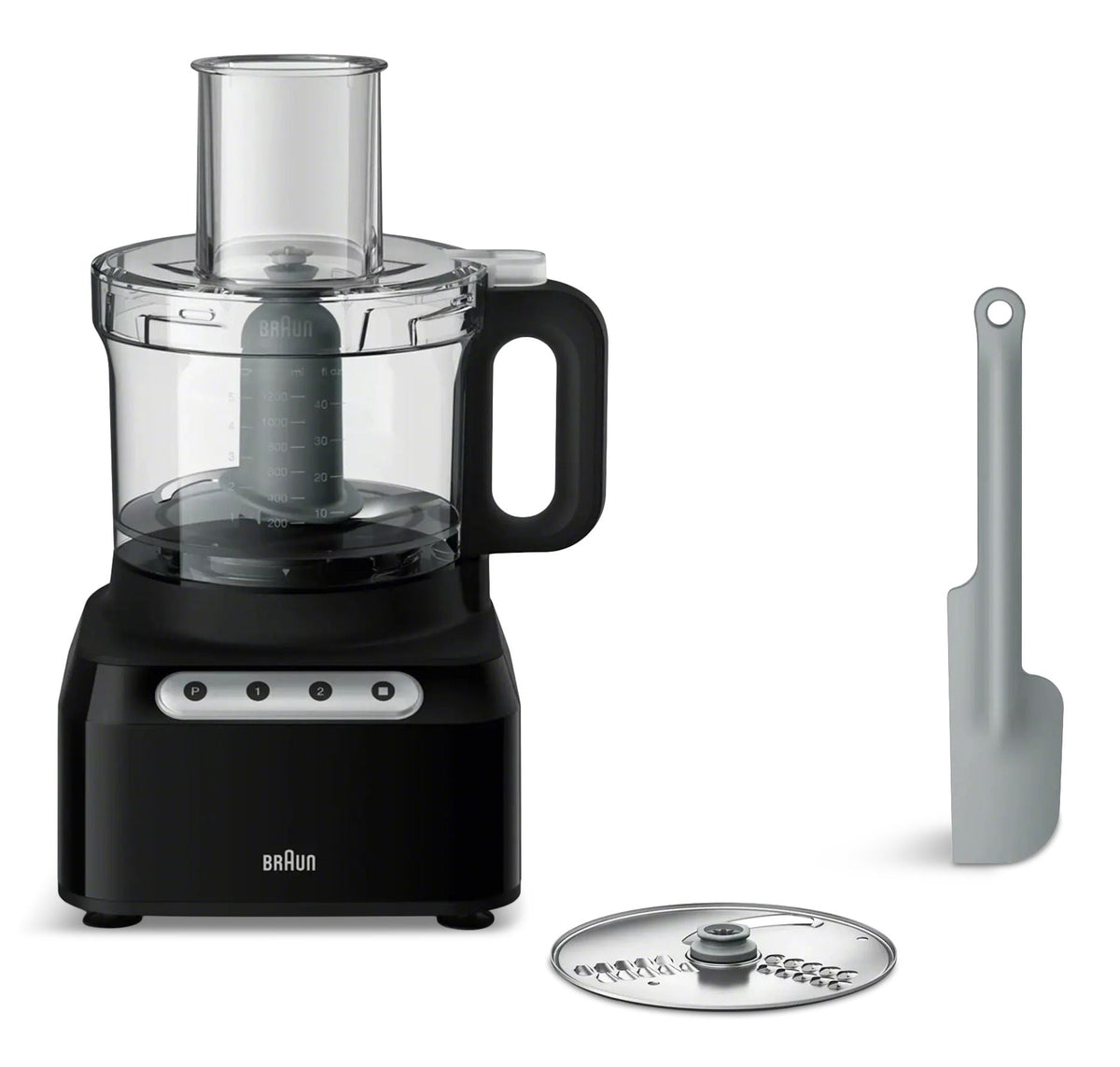 Braun 8-Cup (1.9 L) Food Processor, 550W Motor, Black