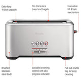 Breville ‘A Bit More’ 4-Slice Toaster, Brushed Stainless Steel