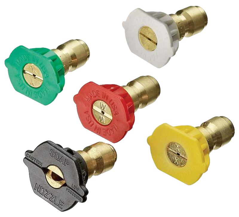 Briggs & Stratton Quick-Connect Spray Nozzle Tips Kit Compatible with 4000 PSI Gas Pressure Washer, 5-pk P1