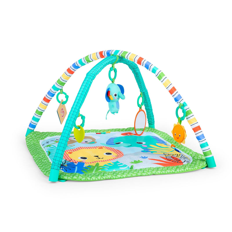 Bright Starts Wild Wiggles Activity Mat with Toy Bar U9