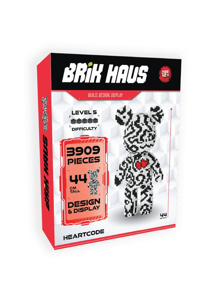Brik Haus Heartcode Construction Set, Medium H6