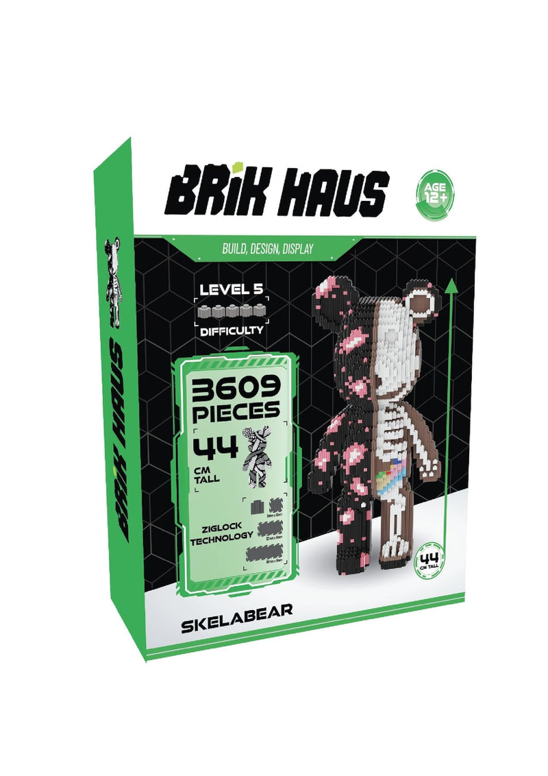 Brik Haus Skelabear Construction Set, Medium X3