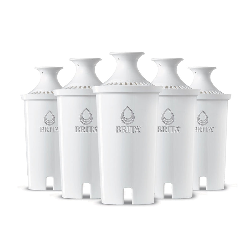 Brita Advanced Water Pitcher Replacement Filter, BPA Free, 5-pk U3