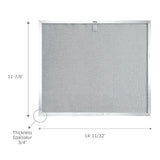 Broan Nutone BPS2FA30 Aluminum Replacement Filter for Broan Allure II Range Hoods