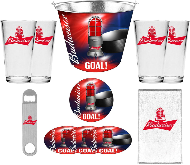 Bud Light Bucket Gift Set, 11-pc E0