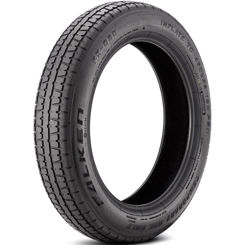 Falken FK-090 T125/70D17 98M Temporary Spare Tire -- Compact Emergency Replacement Tire K7