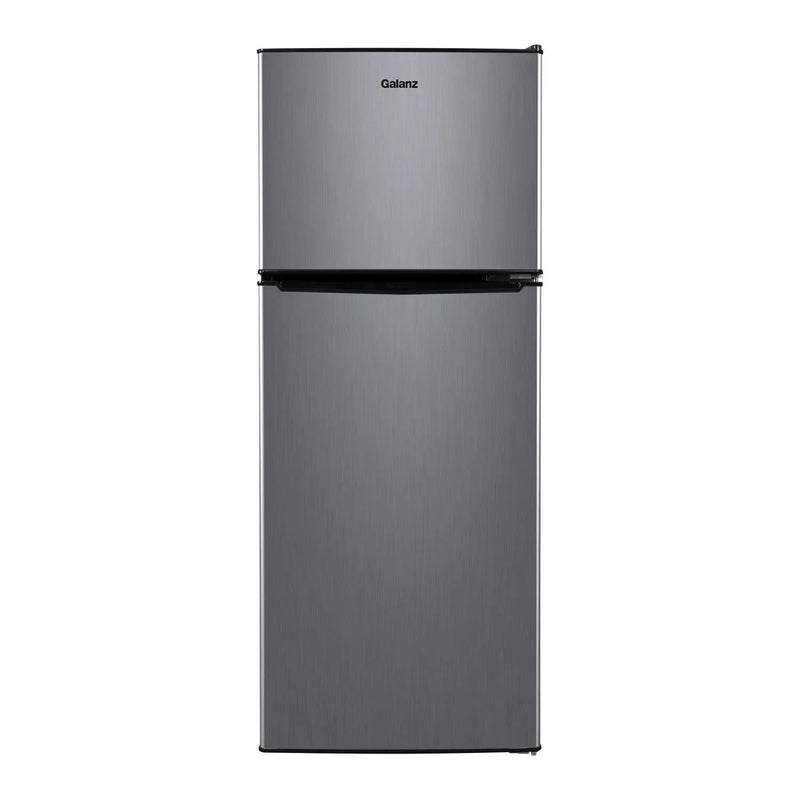 4.6. Cu ft Two Door Mini Refrigerator with Freezer, Stainless Steel Y0