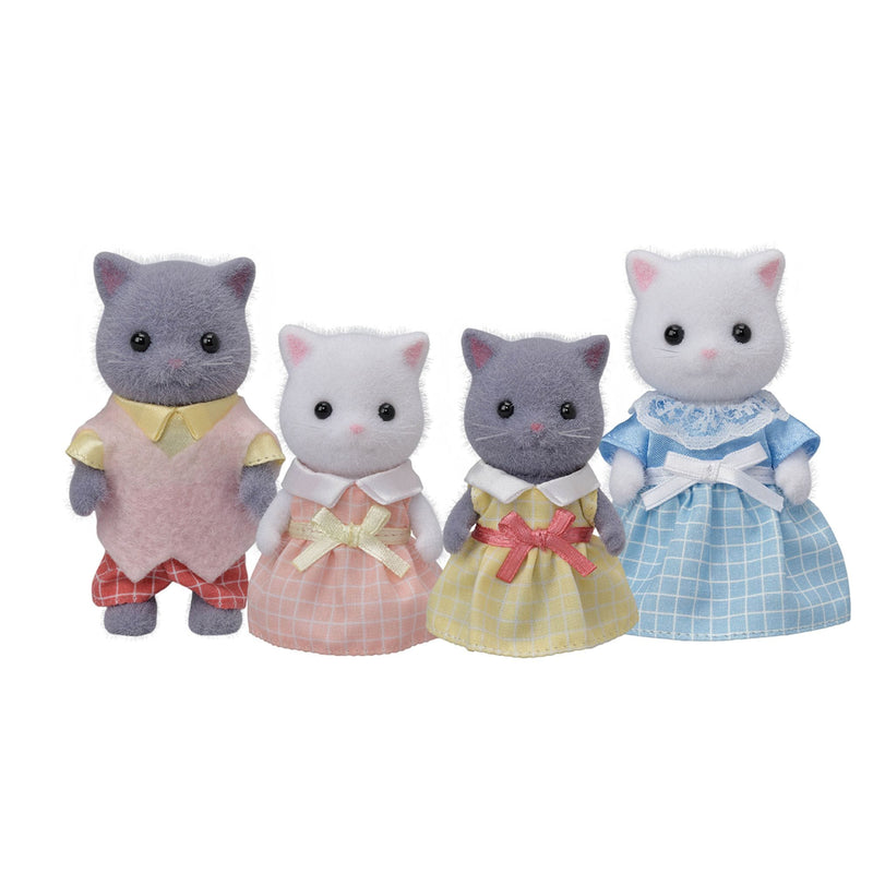 Calico Critters 4-Member Family Collectible Doll Figures for Ages 3+, Various Figures B7