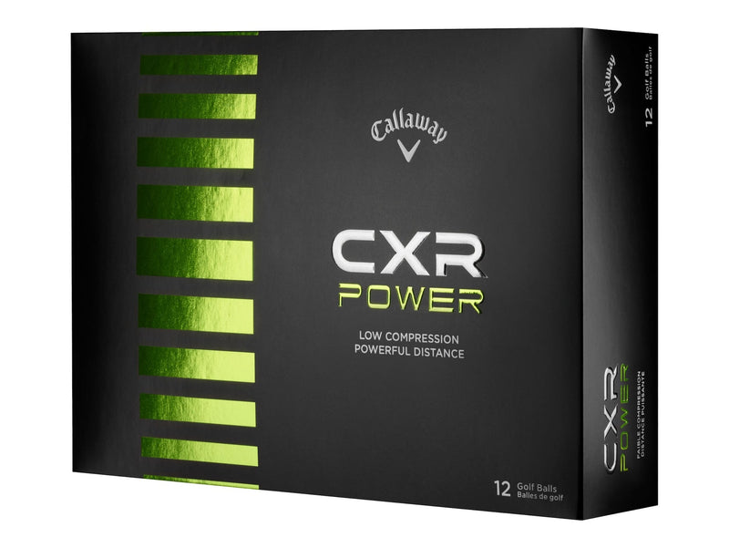 Callaway CXR Power Golf Ball, White, 12-pk I0