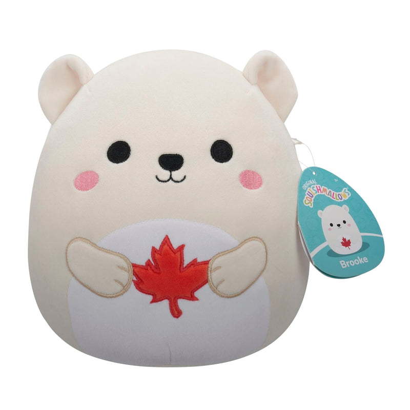 Canada Day Squishmallow Polar Bear Plush, 8-in O9