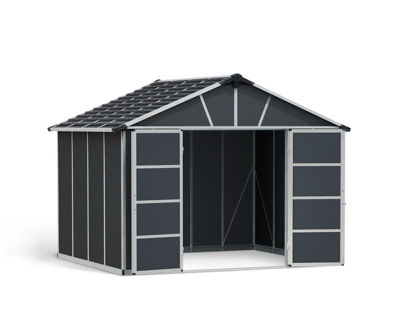 CANOPIA Multi-Function Polycarbonate Yukon Shed, 11x9-ft J2