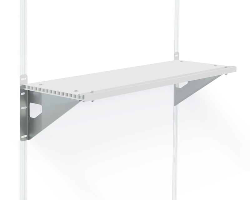 CANOPIA Polycarbonate Shelf Kit with Steel Brackets, 30-kg X4