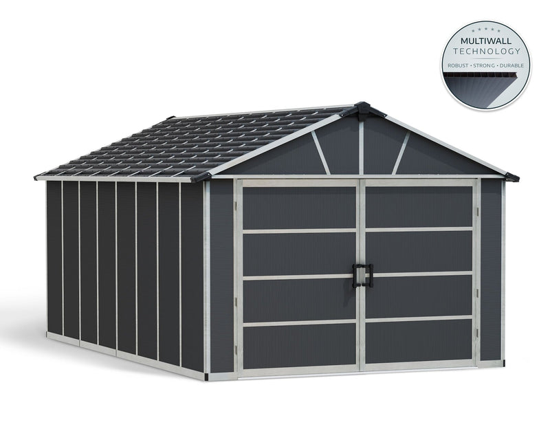 CANOPIA Yukon Multi-Function Polycarbonate Garage, 11x17-ft B4