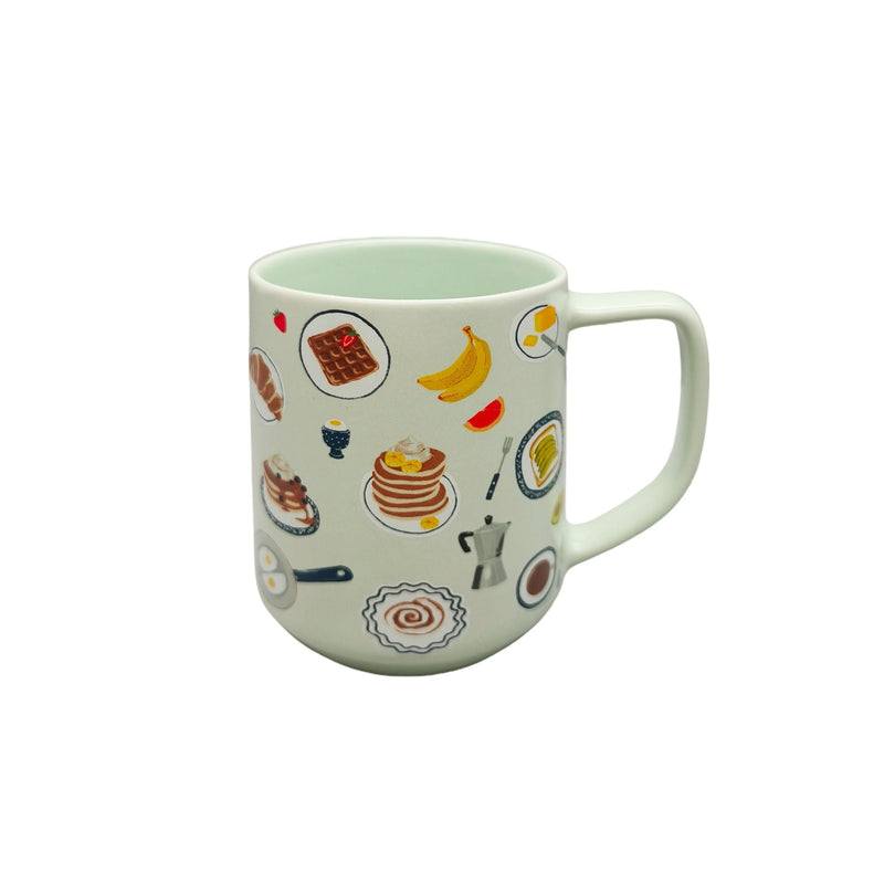 CANVAS Breakfast Suite Stoneware Mug, Green, 18-oz T9