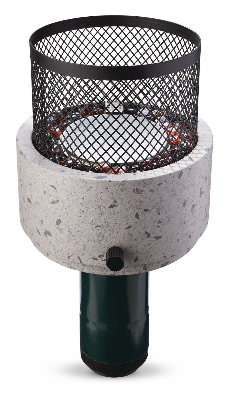 CANVAS Cinder Round Outdoor Tabletop Gas Fire Pit, 11,000 BTU L0